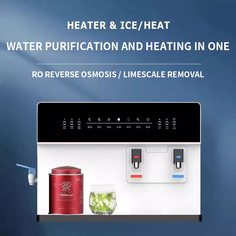 New 220V Water Purifier and Heater Combo: Wall-Mounted Household Drinking Water Dispenser with Tap Water RO Filtration