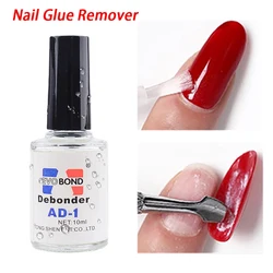 10ml Nail Glue Remover Gel Nail Gel Remover Quickly Glue Off Nail Glue Not for Uv Gel Glue or Gel Polish Professional Nail Tools