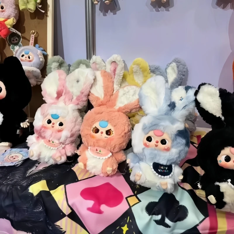 

Genuine Baby Three Lily Rabbit Little Town V1 Series Plush Blind Box Toys Kawaii Action Figure Collect Dolls Birthday Gift