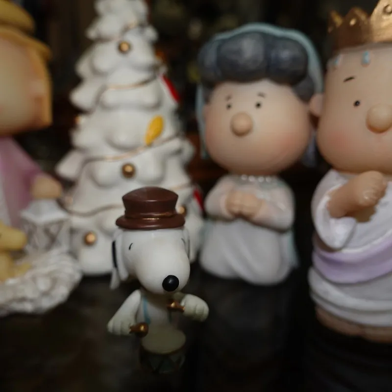 

Comic Beagle Resin Figurine Set 7 Pieces Themed Home Desktop Shelf Decor For Holiday Collectors Toy