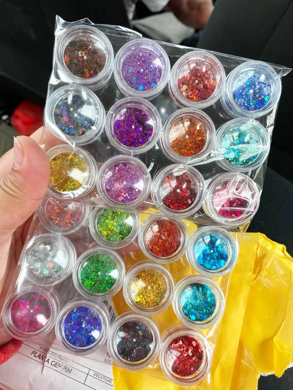 

24jars Mixed Holographic Nail Glitter Sequins Colorful Laser Hexagons Ultra-Thin Glitters Flakes For Face/Body/Hair Manicure