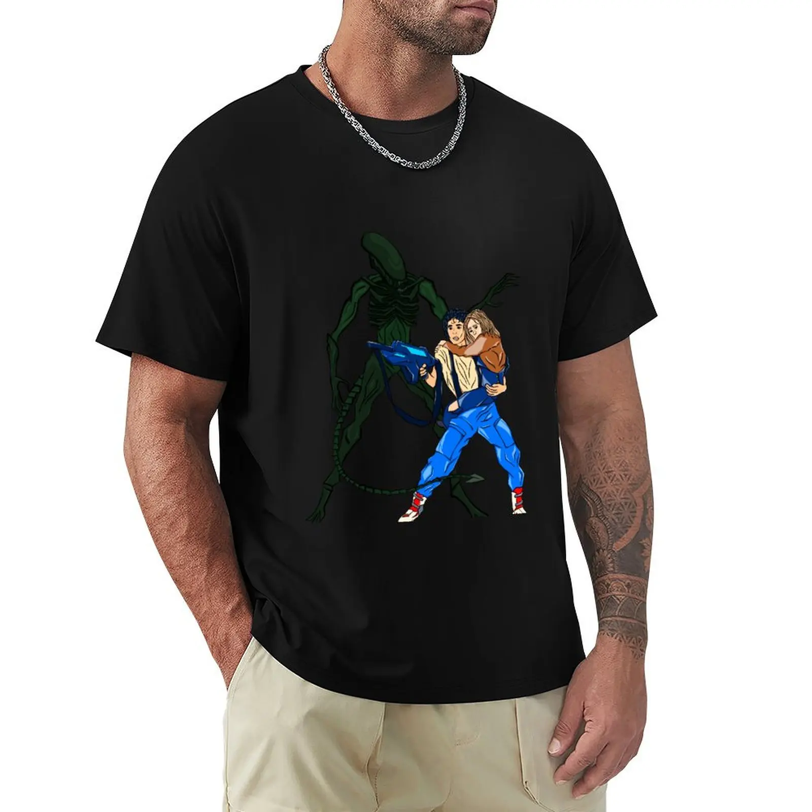 

Ripley and Newt T-Shirt Essential Solid Color T-Shirt