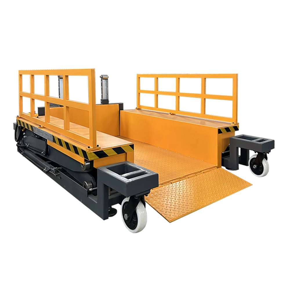 Zhongxiang Portable 4-Wheel Mobile Scissor Lift Platform Hydraulic Cargo Lift 1 Year Warranty Loading Unloading Hot 2025
