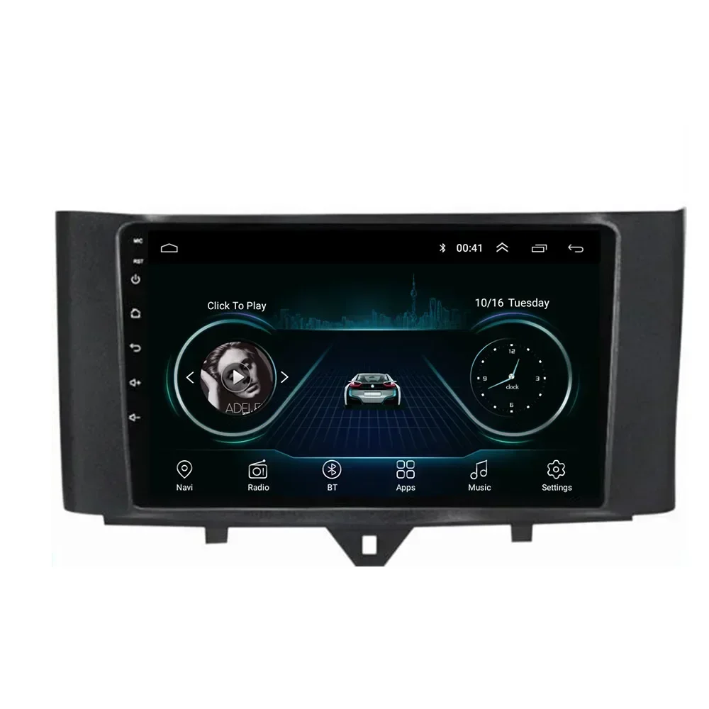 Android 13 For Mercedes Benz Smart fortwo 2011-2015 Car Radio Multimedia Video Player Navigation GPS 2 din 4G + 64G NO dvd 2DIN