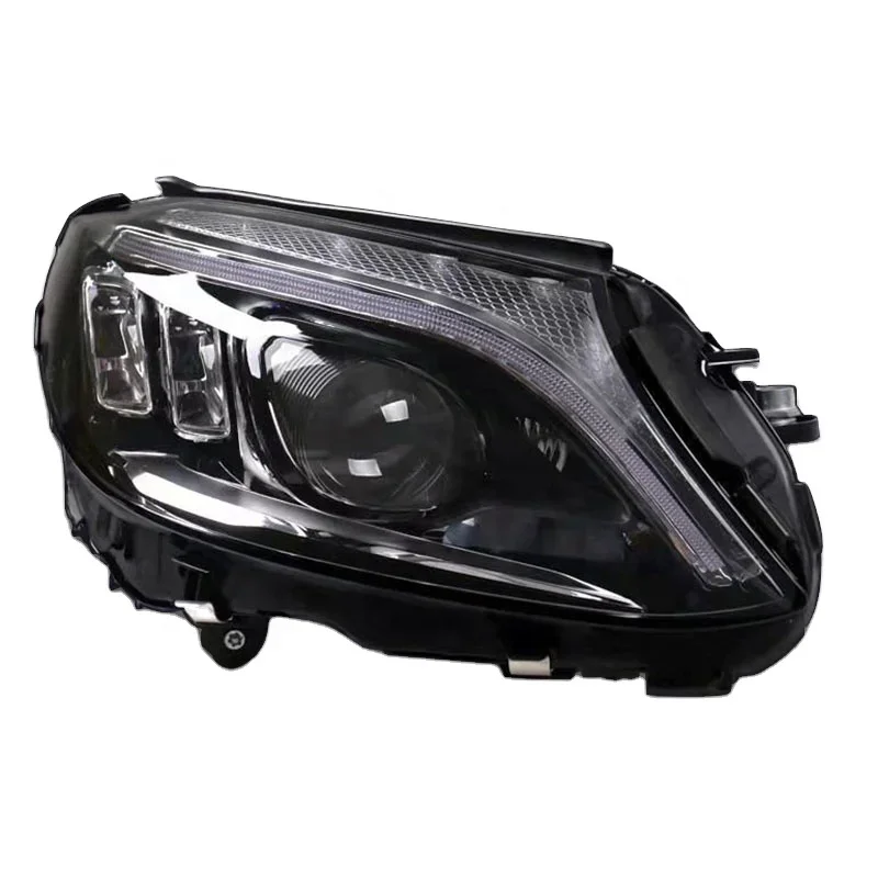 

PORBAO New Style Plastic Headlights for W205 C200 Upgrade C63 19-21 Year