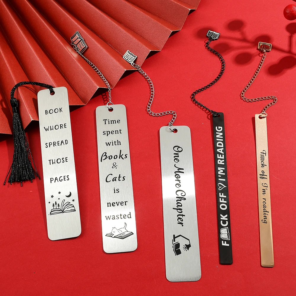 Interesting metal bookmarks and pendants for book enthusiasts bookmark pages, book readers bookmark gifts