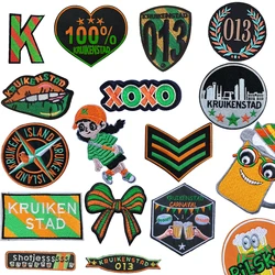 013 Emblem Carnival  for Clothing Iron on Embroidered Sew Applique Tilburg Patch Kruikenstad Badge