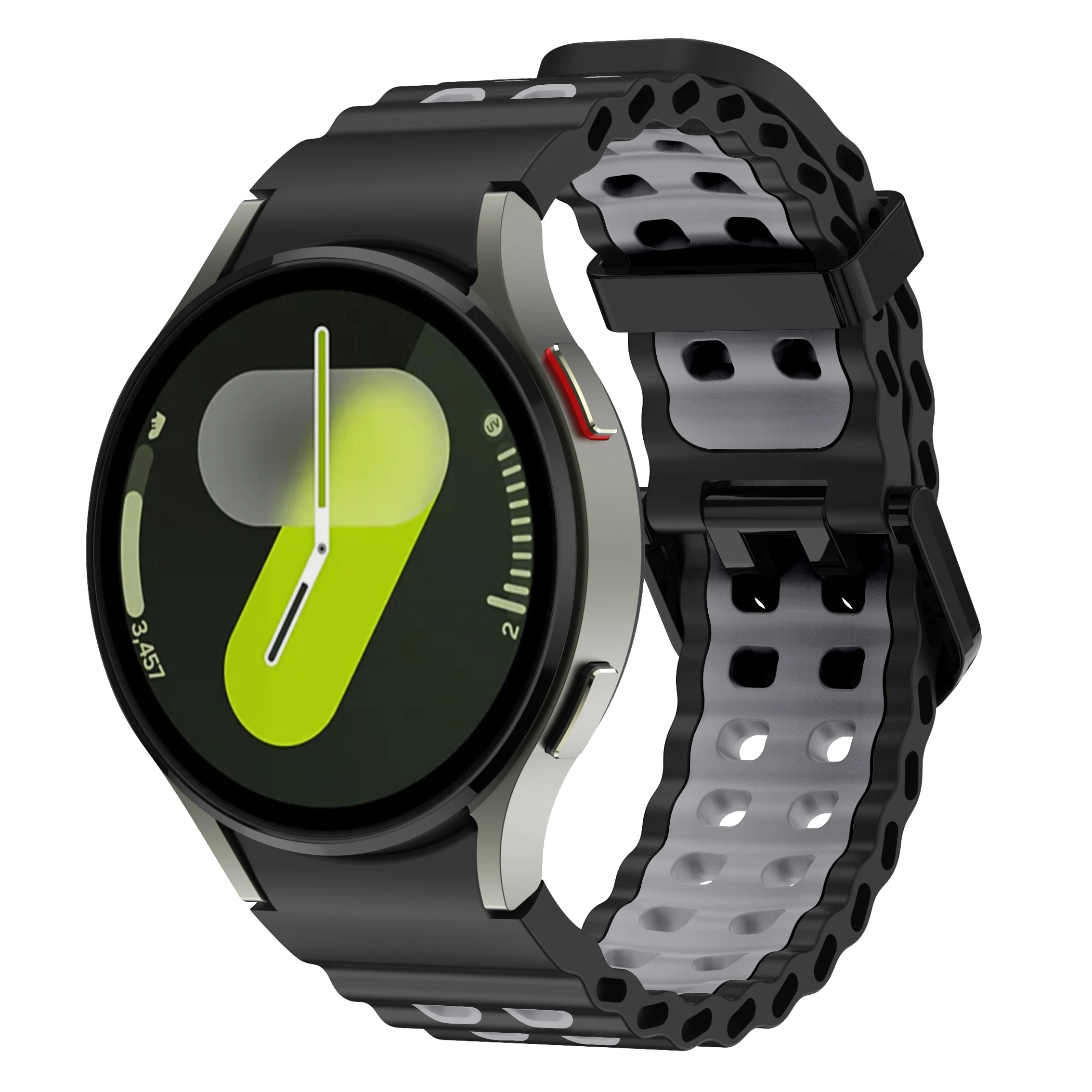Ocean Silicone breathable Strap For Samsung Galaxy watch 7/6/5/4 40mm 44mm bracelet band For Watch 6/4 Classic 47/43mm 46/42mm