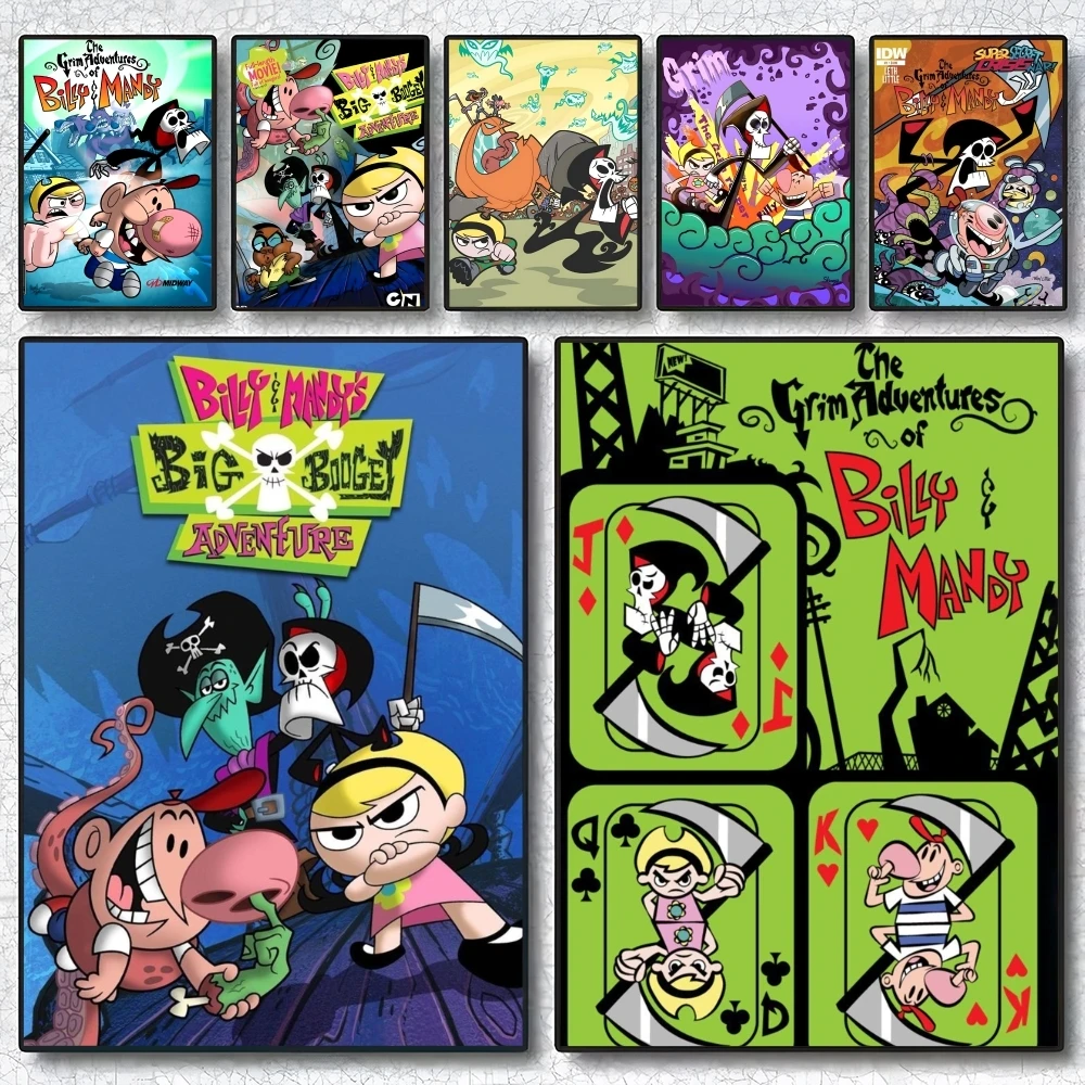 

The Adventures B-Billy & Mandy Poster Holiday Gifts Designed For Home Restaurant Office Space Corridor Wall Art