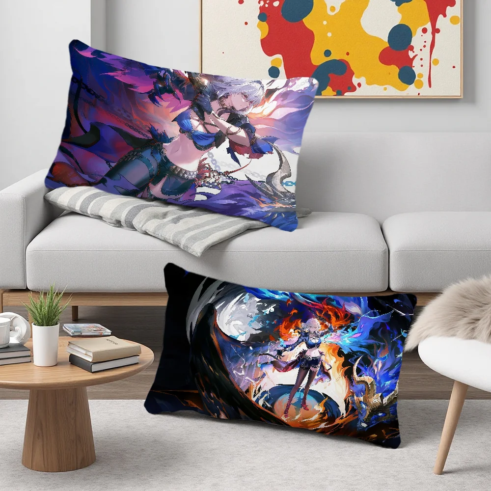 Hot Game Wuthering Waves G-Gal-bre-naS cushion cover Rectangle Pillow Case Printing Bedside Sofa Room Home Decoration Pillowcase
