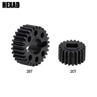 Steel 28/20T Portal Gear Set for 1/10 RC Crawler Vanquish VS4-10 Phoenix F10 Portal Axle Car Accessories Part