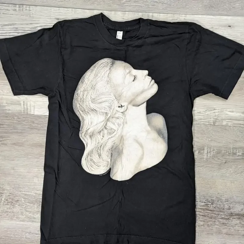 Kylie Minogue Aphrodite Face Live 2011 Concert TShirt  Black 2Sided Size: S