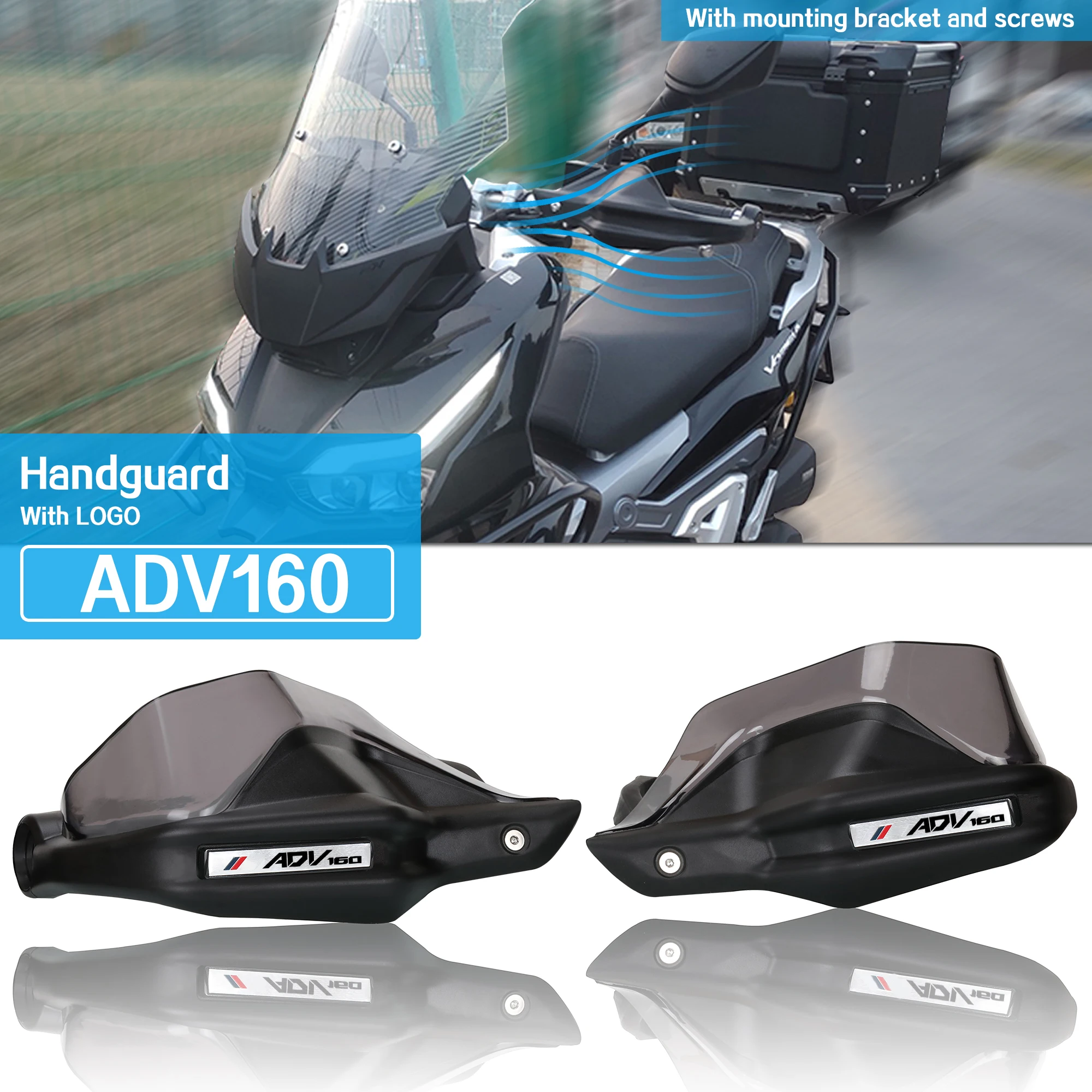 For Honda ADV160 Accessories XADV 160 Motorcycle ADV160 Dedicated Hand Guard Motorcycle Handguards Handlebar Guards Windshield