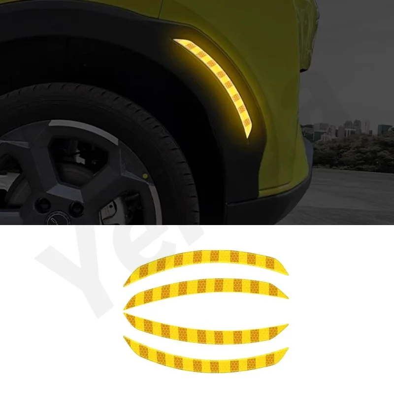 

For BYD Seagull 2023-2024 Accessories Wheel Rim Eyebrow Warn Strip Decals Light At Night