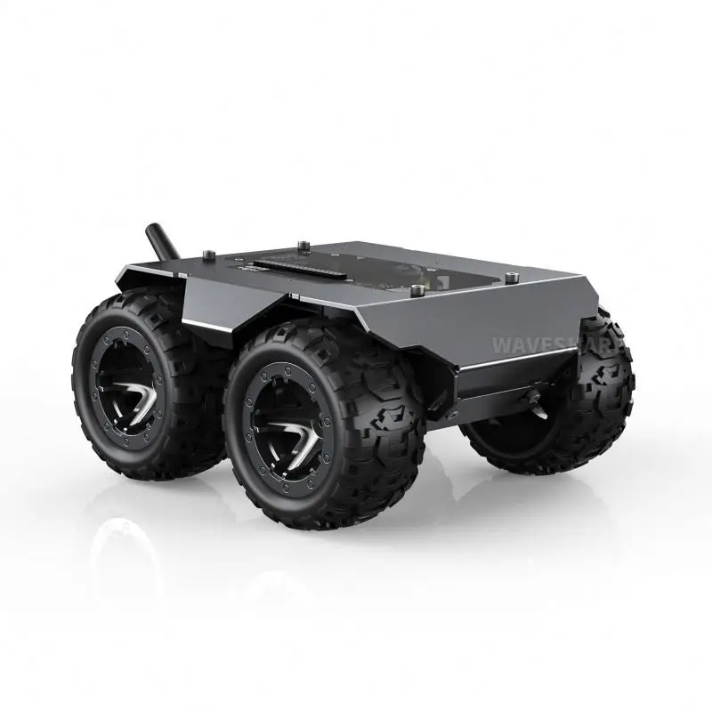 WWAVE ROVER Flexible And Expandable 4WD Mobile Robot Chassis, Full Metal Body, Multiple Hosts Support, With Onboard ESP32 Module