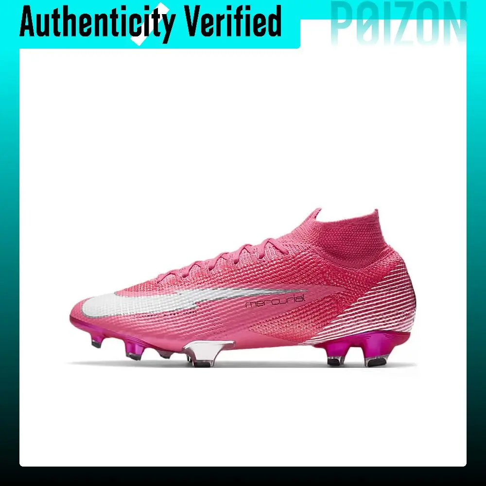 Nike FG Firm Ground Natural Grass Fabric Cushioning Slip Resistant Abrasion Resistant Coverage Support Soccer Shoes DB5604-611