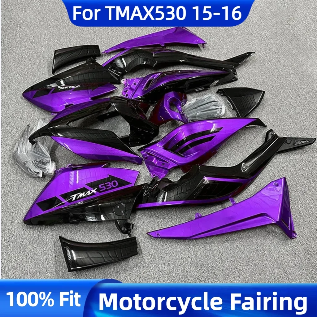 

Полный комплект обтекателей для 2015 2016 TMAX530 YAMAHA 15 16 TMAX-530 100% инъекция корпуса АБС ремонт дорожных видов спорта Кузов мотоцикла