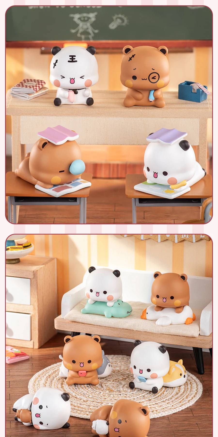 Echte Yier und Bubu Paar'S Daily Life V3 Serie Blind Box süße Figuren Sammlung Desktop Ornament Mode Trend Geschenk – Detail 11