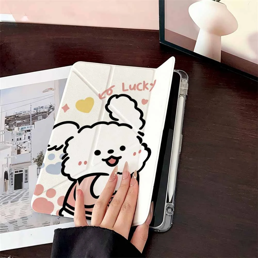 Trending Lucky Rabbit For Samsung Galaxy Tab A8 A9 A11 S6 S7 S8 S9 S10 FE Plus Lite Protective With Pen Slot Tablet Case