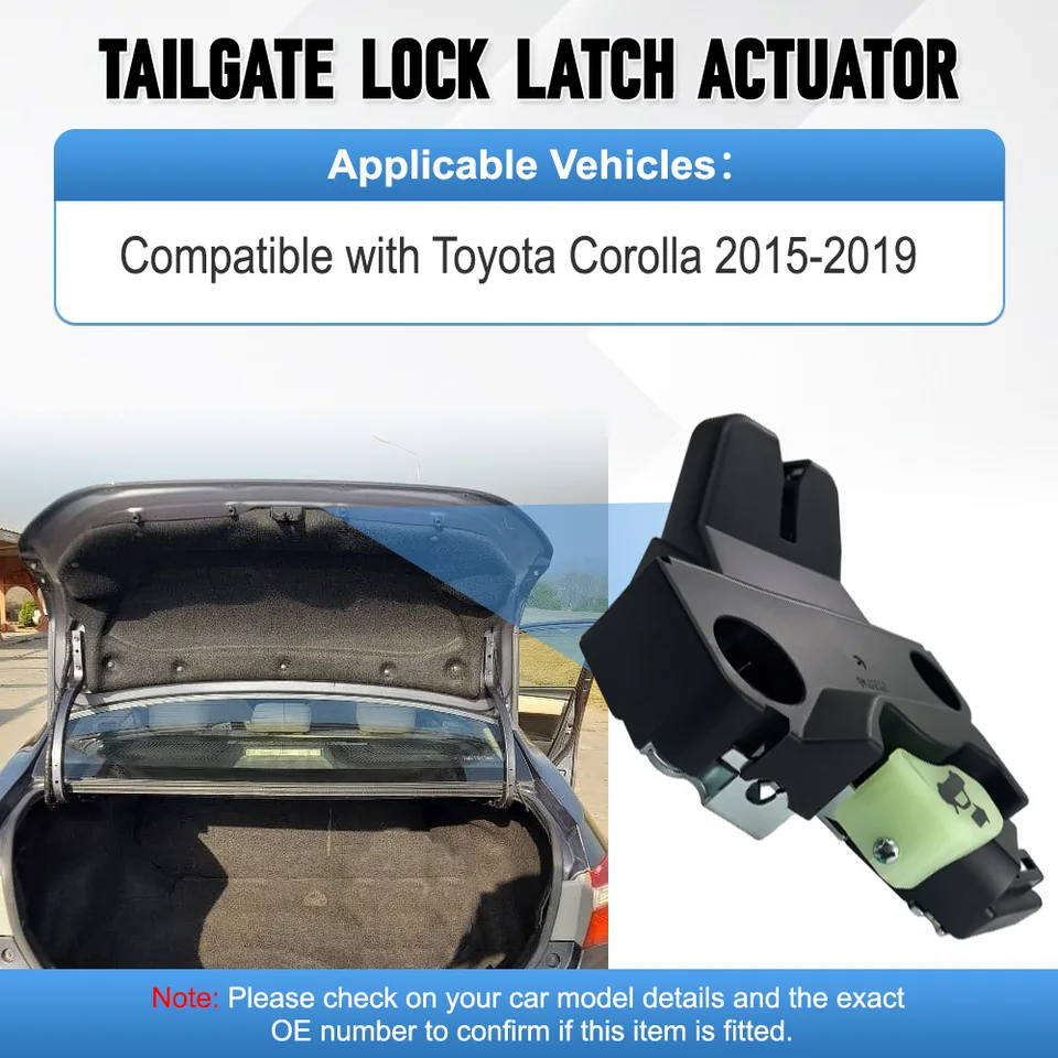 Car Tailgate Lock Trunk Lock Actuator for Toyota Corolla 2015 2016