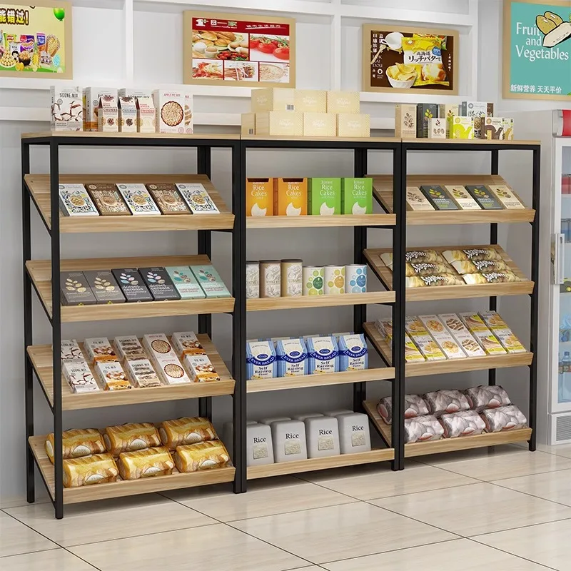 Supermarket Shelf Display Shelf Cosmetics Display Cabinet Bevel Product Display Sample Showcase Fruit Wine Shelf Shoe Cabinet