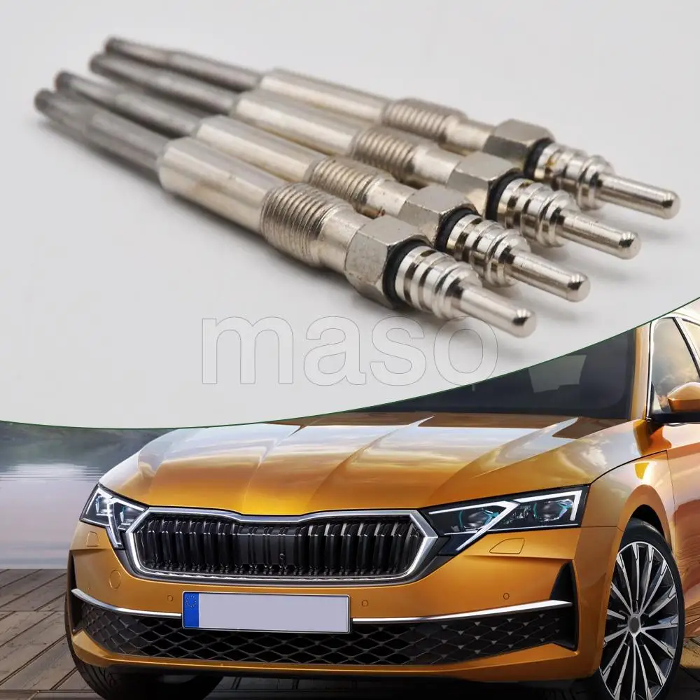 

4pcs Diesel Heater Glow Plugs GP60706 For SKODA OCTAVIA 1.9 2.0 2006-2024 VW GOLF Mk5 1.9 2.0 2004-2024