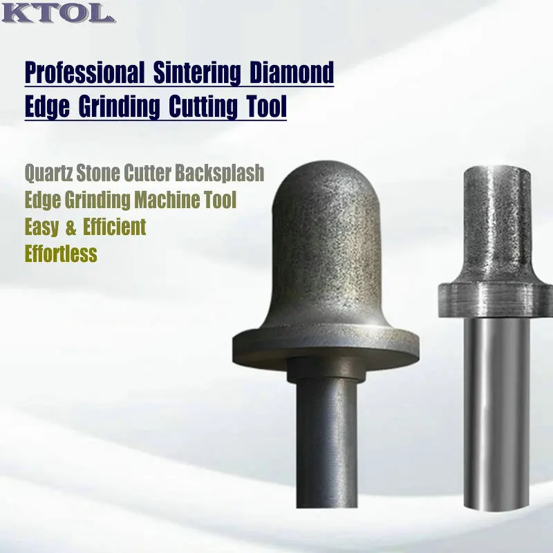 10-16mm Sinter Diamond Cutting Head Edge Grinding Tool Sanding Milling Bit Cutter for Quartz Stone Polishing Profile CNC Router