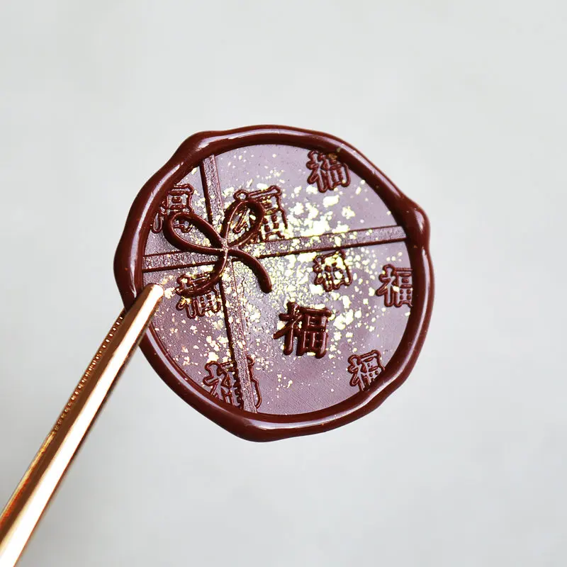 New Original 3D Wax Seal Stamp 25mm Bowknot Embossed Wax Seal Stamp Brass Head Sealing Wax For Diy Craft Card Letter Decor view 2