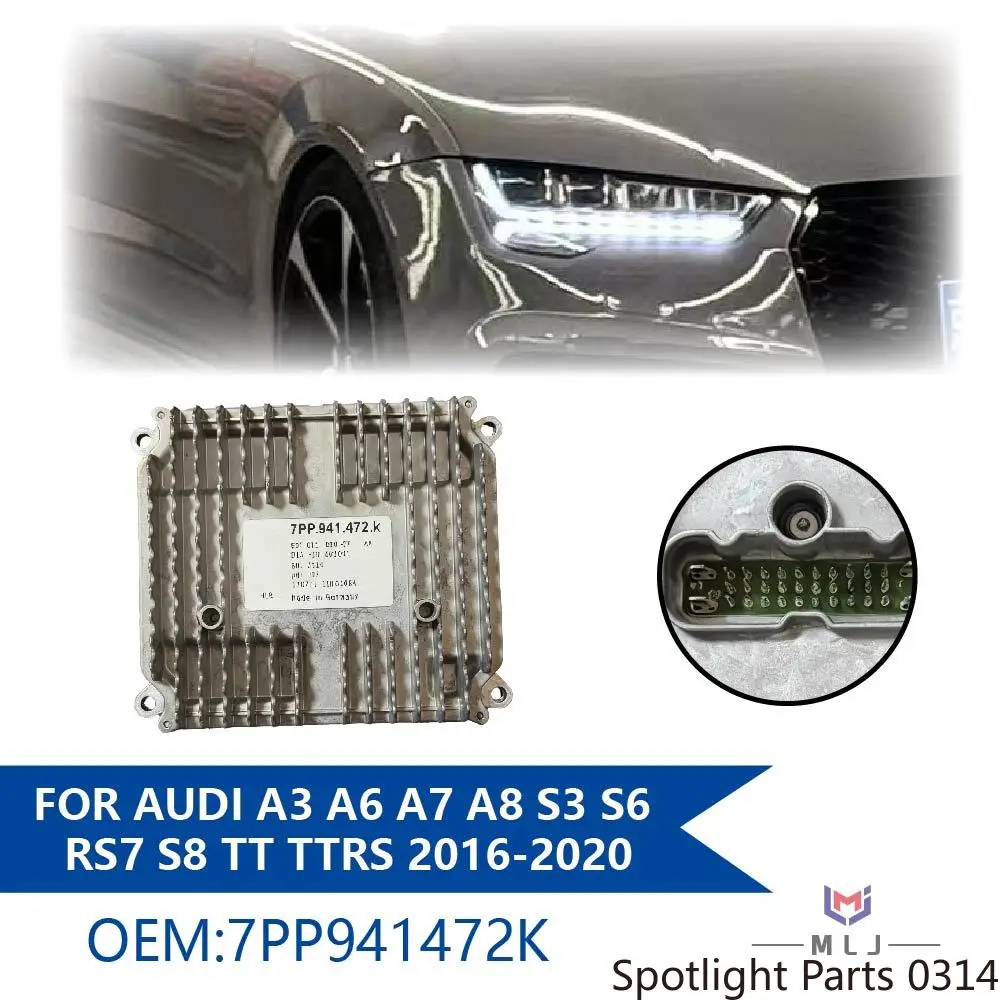 

7PP941472K 7PP.941.472.K For Audi A3 A6 S6 A7 S7 RS7 Matrix LED Headlight Computer Control DRL Ballast Module Car Accessories