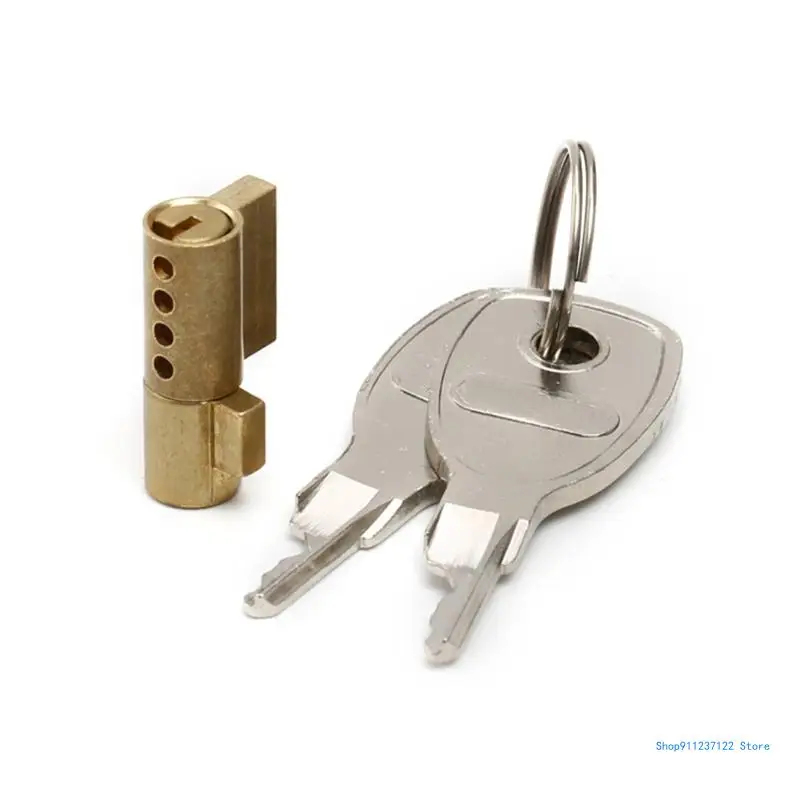 Trailer Coupling Hitch Lock Insertable Security For Pressed Coupler Heads Component Caravans RVs Part Accessories