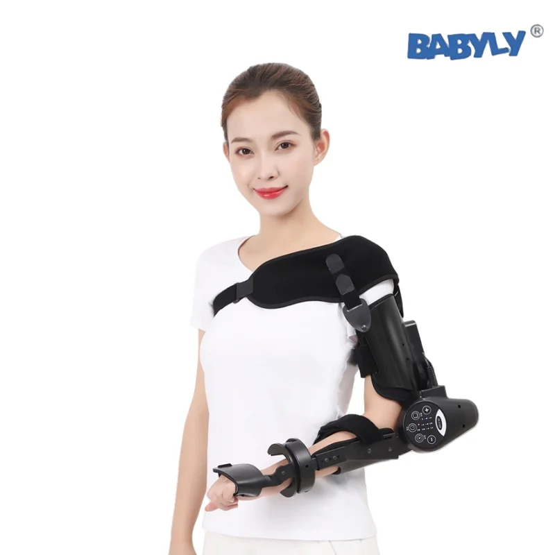Customizable PA+Aluminum Elbow Upper Arm Rehabilitation Robot Trainer Wrist Joint Brace Exercise Trainer For Upper Arm