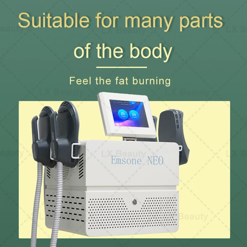 Newest 6500W Ems Emsone build muscle Weight lose RF 15 Tesla  200HZ Muscle-stimulating Body Slimming Body Shaping Machine