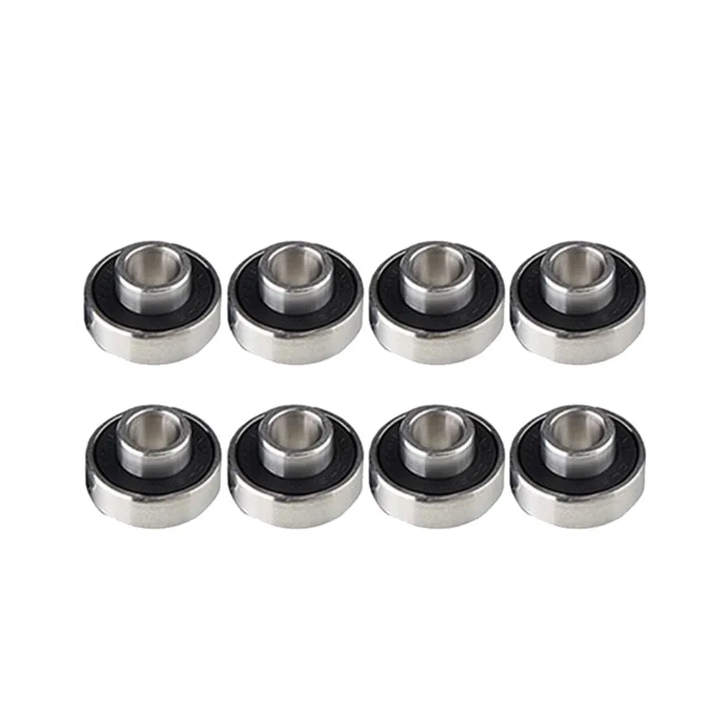 8pcs 608 2RS Long Plate Integrated Bearing ABEC-11 High Speed Silent Speed Steel Bearing 34,000 Revolutions Per Minute Parts