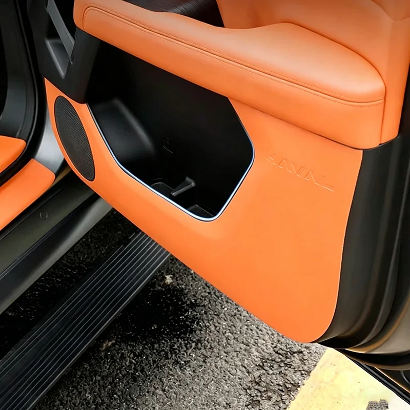For HAVAL H9 2nd 2024 2025 Door Leather Protection Anti Kick Pad Rear Seat Second Row Seat Back Anti Dirty Mat Auto Accessories