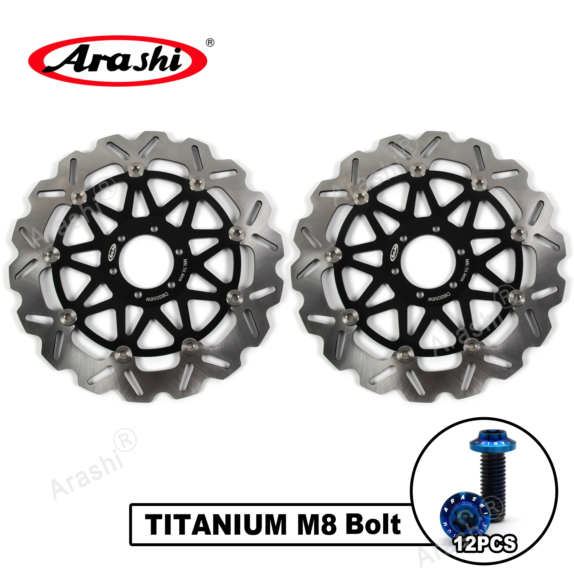 Arashi 1 Paar CNC Volle Schwimm Bremsscheibe Rotoren Für MOTO GUZZI V85 TT/REISE 850 2019 2020 2021 V85TT Zubehör