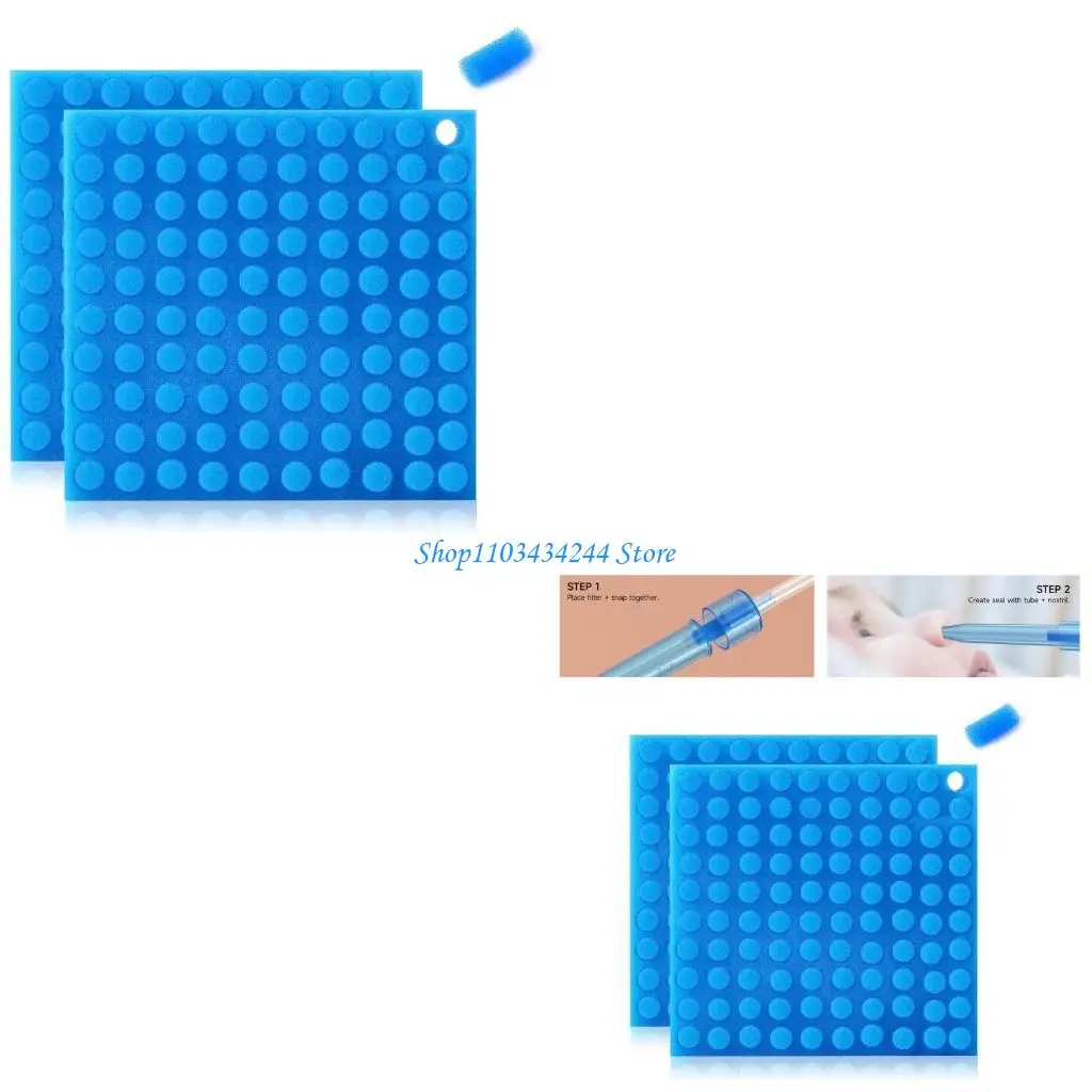 

200 шт. сменные губки для носового аспиратора, безопасные для новорожденных, гигиена носа, облегчение заложенности носа у для за