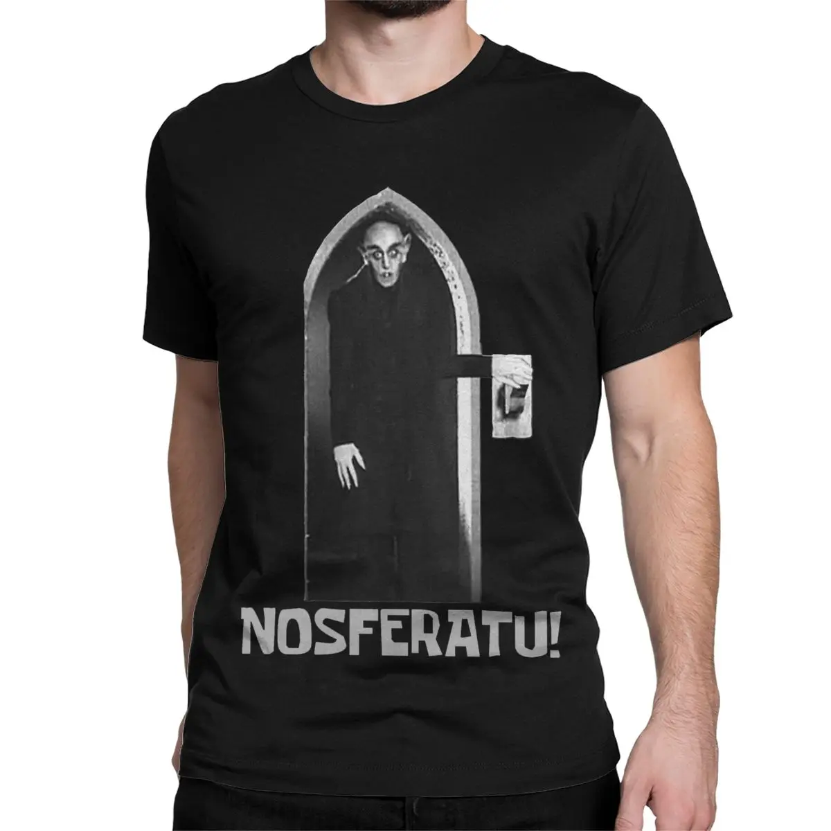 Men Women T-Shirt Nosferatu Horror Halloween Vampire Vintage 100% Cotton Tees Short Sleeve T Shirt Round Collar Tops 6XL