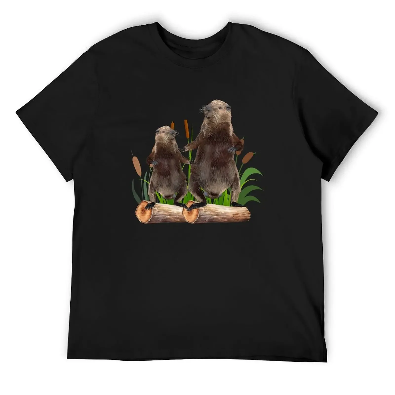 Beaver Dance T-Shirt vintage graphic tee boys animal print anime t shirts hippie clothes mens designer clothes