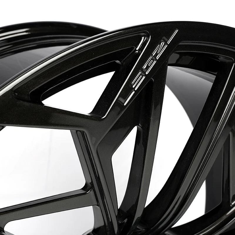 LSCZL Todos os jantes pretos de estilo minimalista de 16-24 polegadas Roda de liga forjada para, Porsche, BMW, AUDI