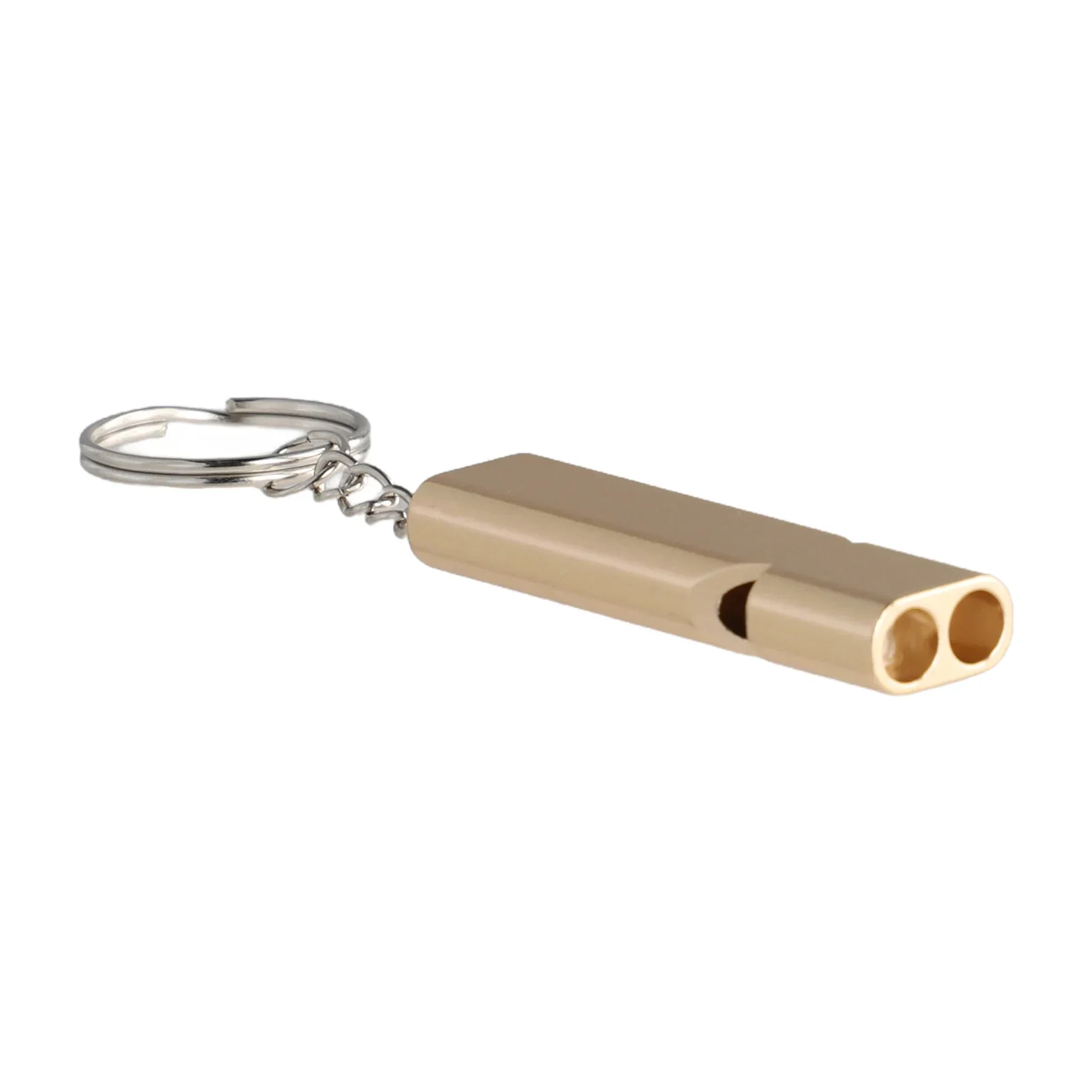 

High Quality New Nice Portable Pratical Whistle Aluminum SOS 120db Camping Hiking Keychain Airflow Design Aluminium Alloy