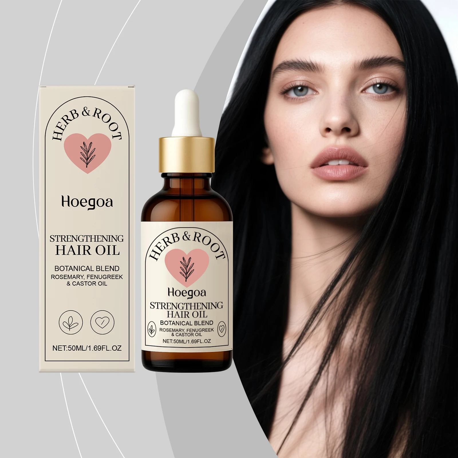 

Rosemary Hair Nourishing Oil-Gentle Hydration, Boosts Smoothness Shine, Hair Care Essence, Suitable for Daily Scalp & Hair Care