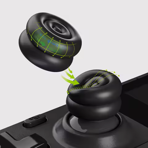 PlayVital Thumb Grips for Steam Deck LCD &amp; OLED,Thumb Cushion Caps with Anti-Slip Texture, Height-Boost Joystick Cover for Steam