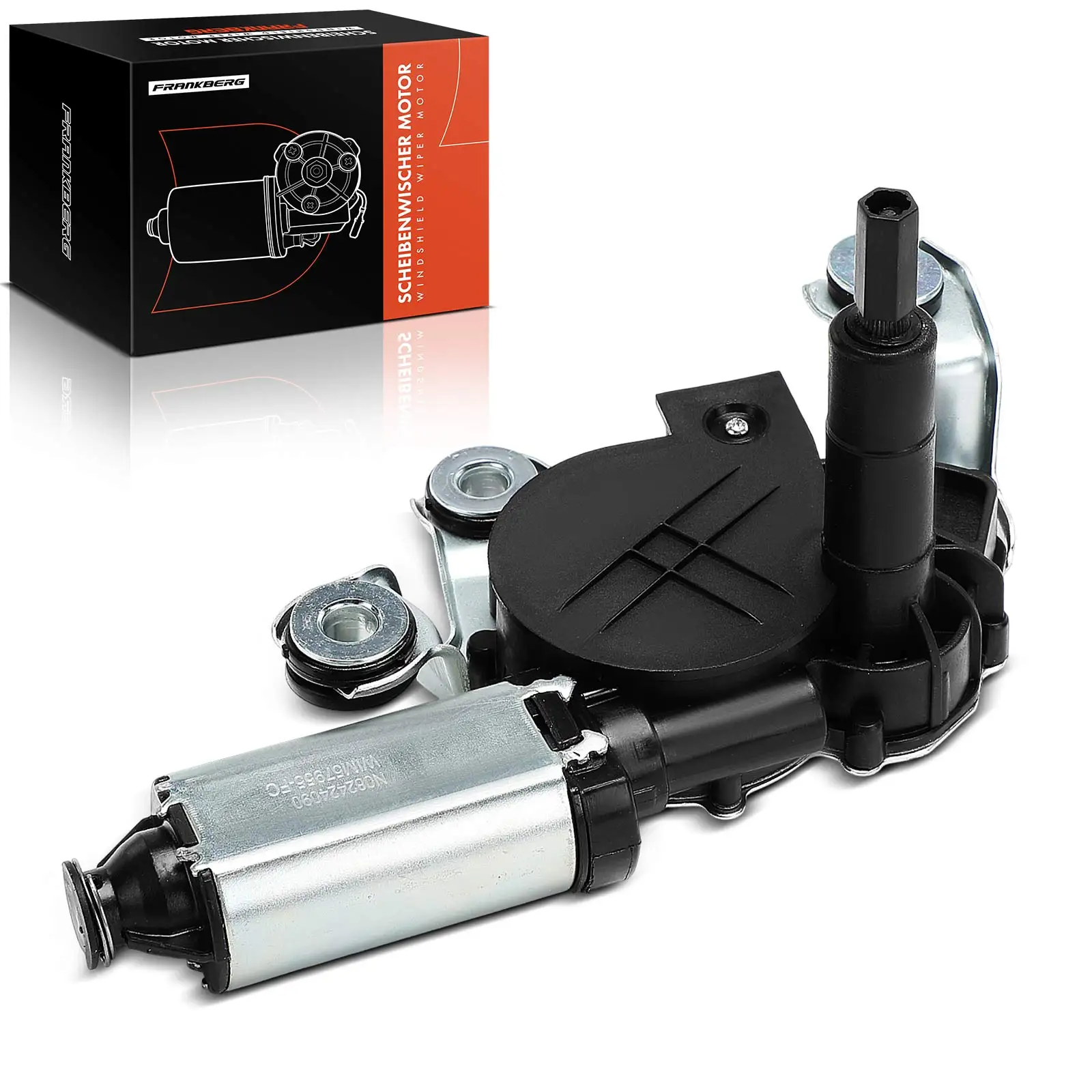 Frankberg 1x ruitenwisser Motor Schijfwissermotor Achter voor Skoda Fabia II 542 Roomster Yeti 5J7955711 5J7955711B 5J7955711C