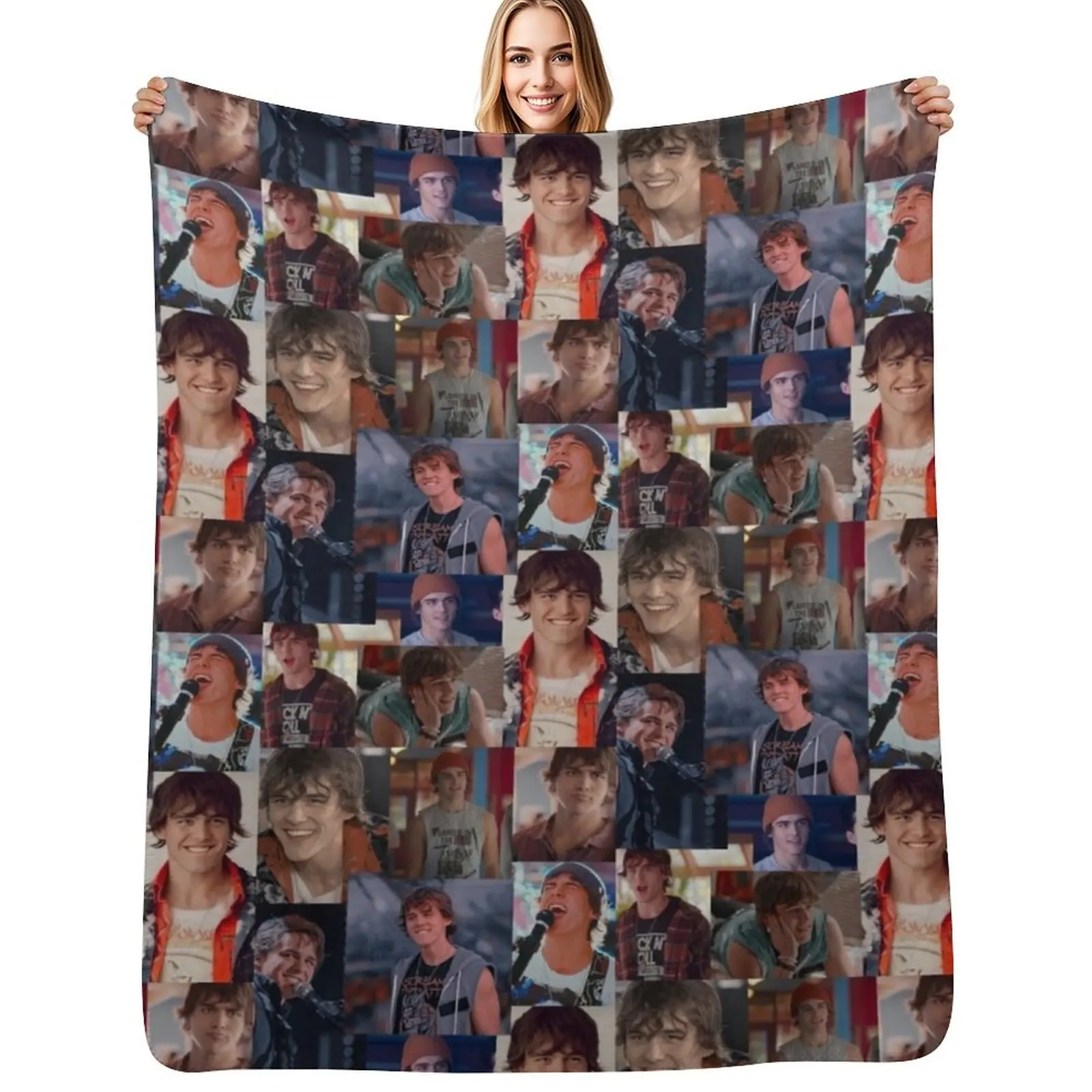 

Luke jatp collage Throw Blanket for sofa Winter beds Flannels Thermals For Travel Blankets