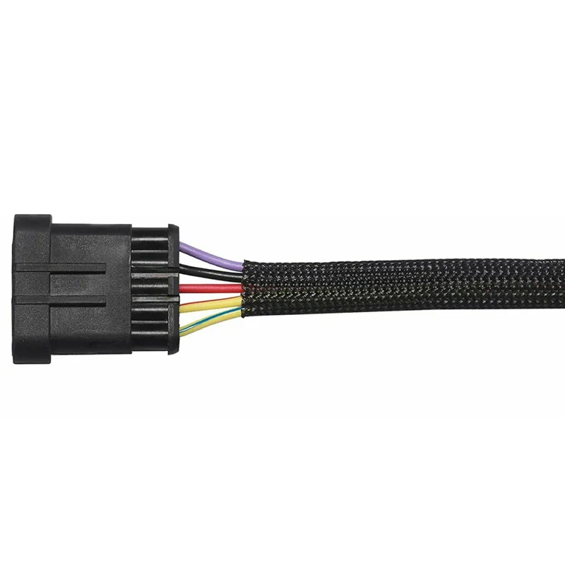 Manicotto per cavo intrecciato PET 5M 2-8mm PET/nylon ignifugo per cablaggio auto/PC