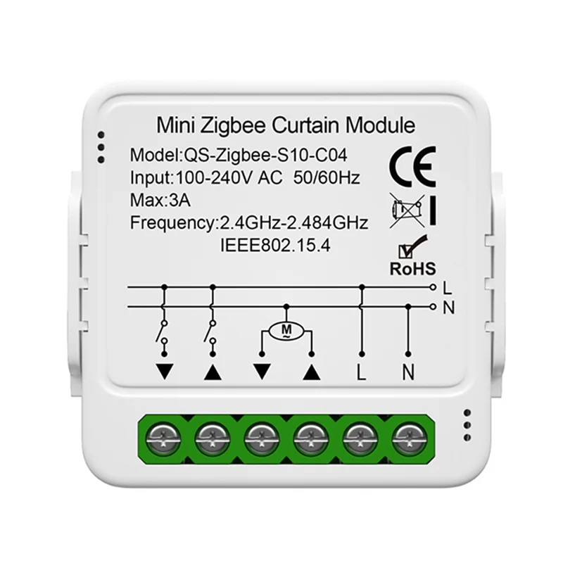 A70P Tuya Vorhang Modul Smart Mini Vorhang Schalter Modul Smart Home Unterstützung Voice Control WIFI