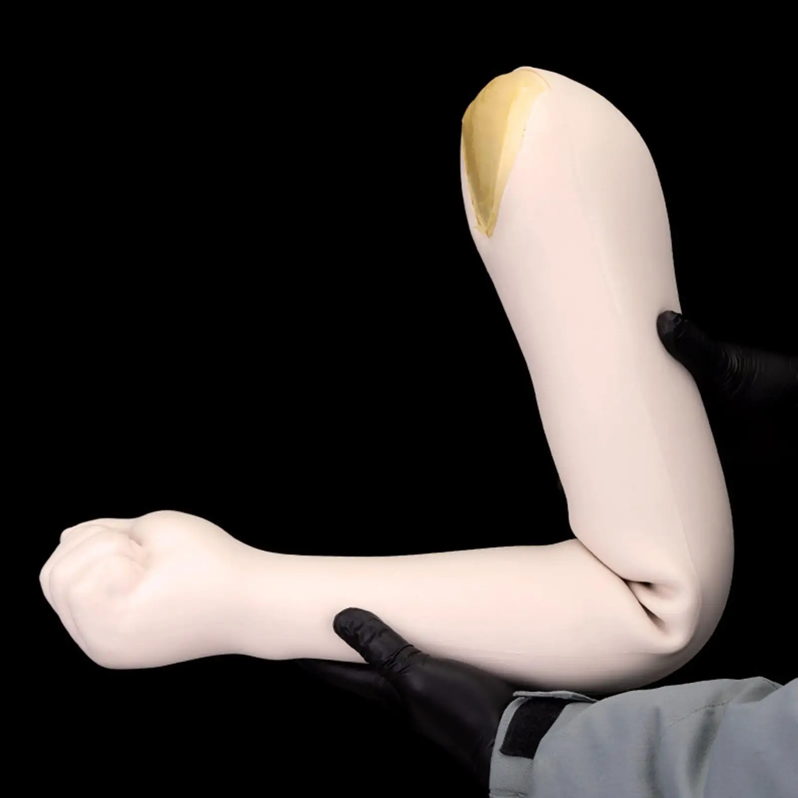 Brazo de práctica de silicona realista, simulación de brazo humano, cosmetología de exhibición suave para tienda, accesorio para artistas, entrenamiento para principiantes