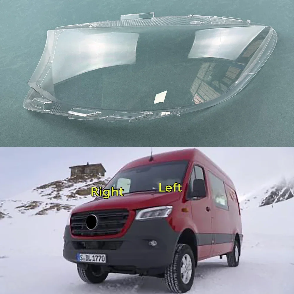 

Для Mercedes-Benz Sprinter W907 2019-2023 светодиодная крышка передней фары автомобиля, абажур для авто, крышка для фары, чехол для фары