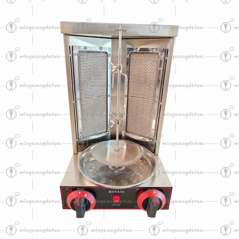 Gas BBQ Grill, Automatic Rotating Chicken Roaster, Turkish Kebab Machine, Small Brazilian Barbecue Machine