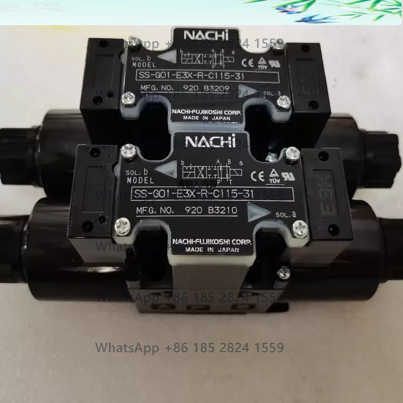 

Original NACHI Fujikoshi SS-G01-C6-GR-D2-31 Valve G03-C5/A3X/A5-R-C1/C2-30